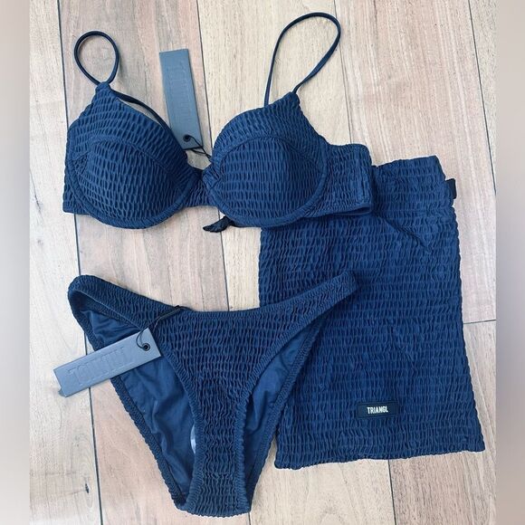 TRIANGL SARIA CHEEKY MOONLIGHT BIKINI SET NWT + BAG - Picture 3 of 11